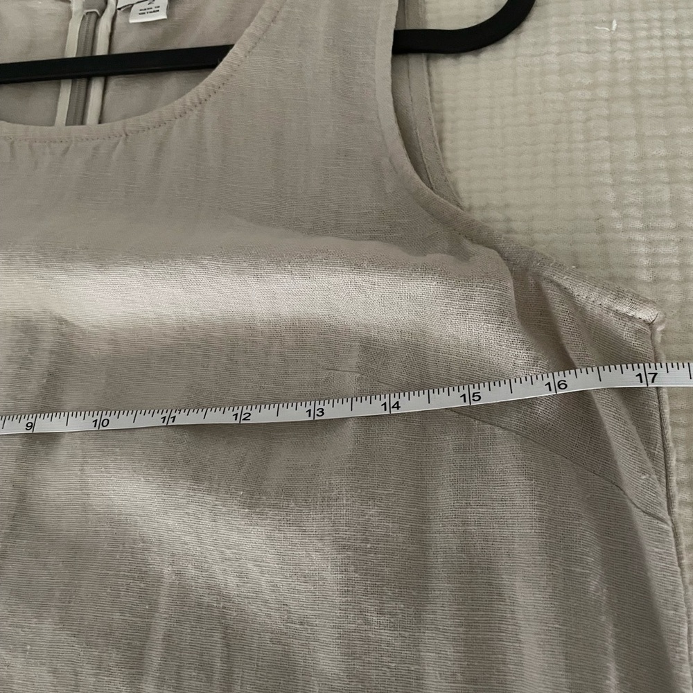 J. Crew Factory linen blend shift dress size 2. - Picture 5 of 9